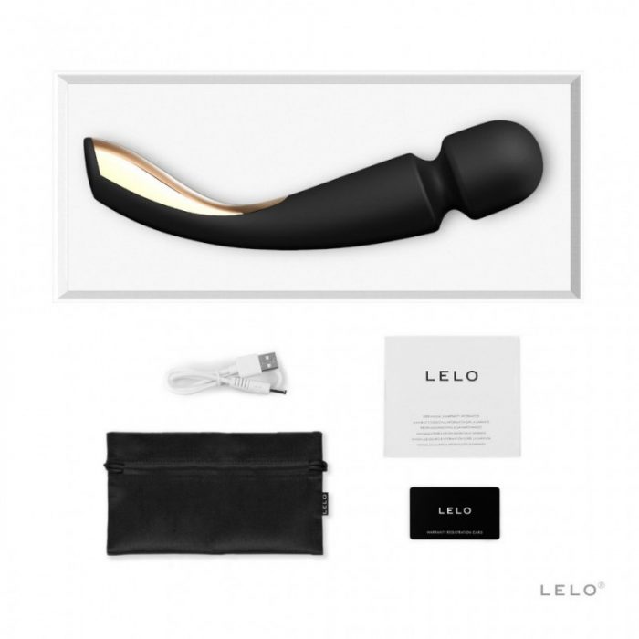 LELO Smart Wand 2 Large Black big vibrator G Spot Clitoris Stimulator 4