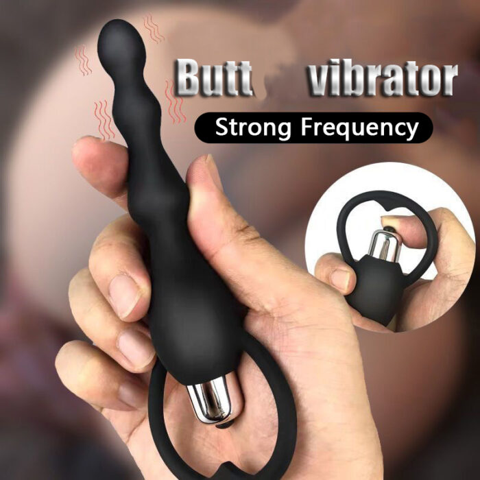 Anal Plug Vibrator, Anal Bead Butt Plug, Prostate Massager, G-Spot Massager