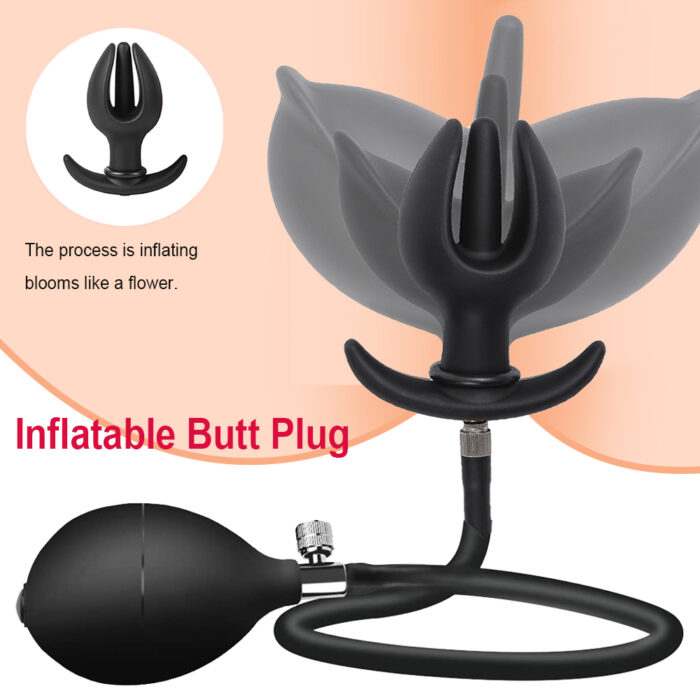 Inflatable Anal Butt Plug, Butt Plug, Expandable Dildo, Prostate Massager, Anal Training