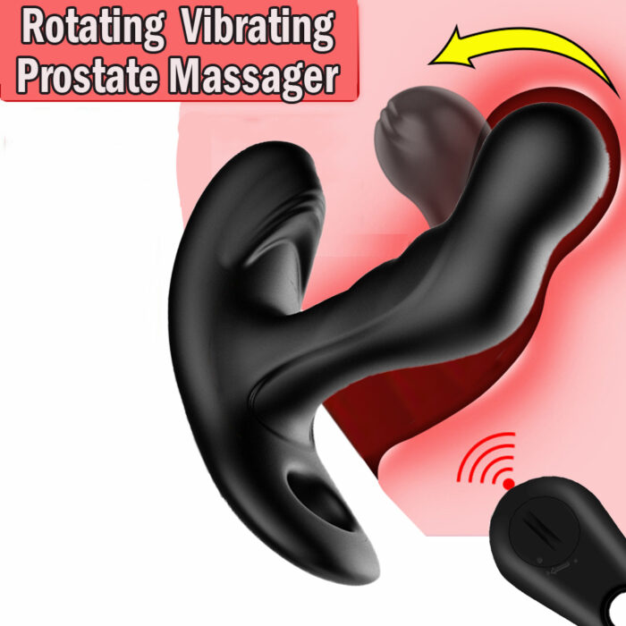 Rotating Anal Vibrator, Anal Butt Plug Vibrator, Butt Plug, Prostate Massager,