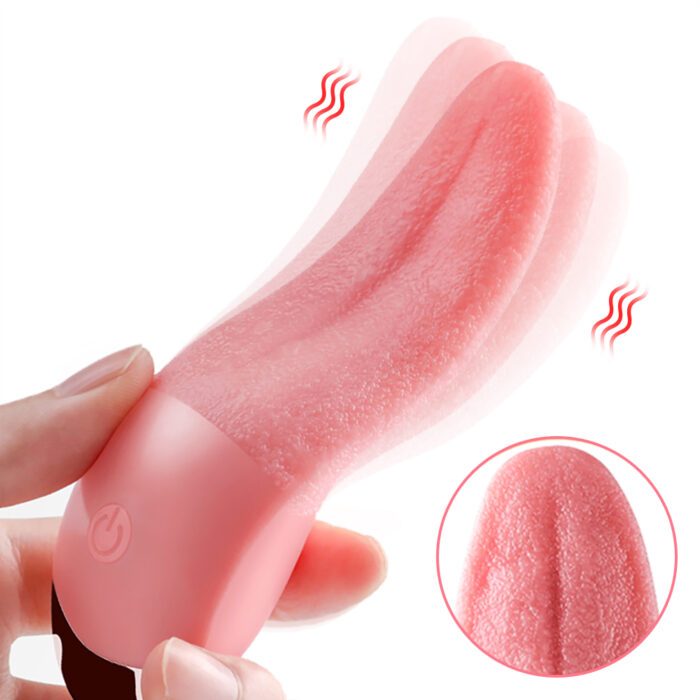 tongue licking vibrator, clit stimulator, g-spot massager