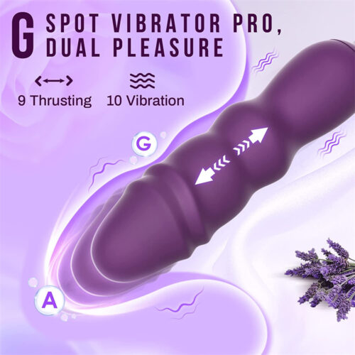 Thrusting Vibrator, Thrusting Dildo Vibrator, G-spot Vibrator, Couples Vibrator, Clit Stimulator