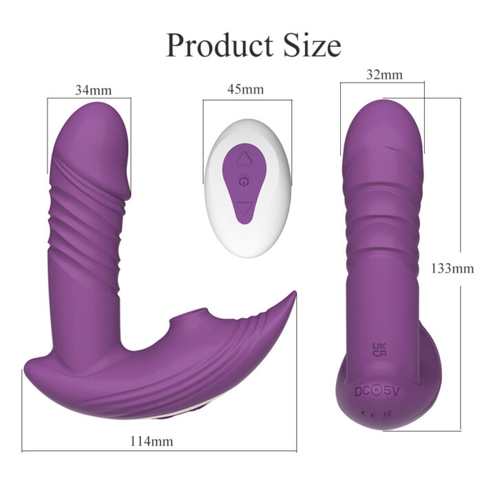 Wearable Vibrator, Thrusting Vibrator, Thrusting Dildo, Sucking Vibrator, Clitoris Sucking, Vibrating Panties, G-spot Massager, Clit Stimulator