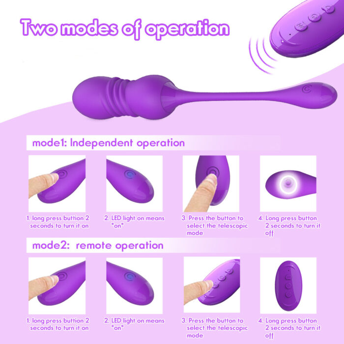 Thrusting Dildo Vibrator, Thrusting Vibrator, Wearable Vibrator, telescopic dildo, Vaginal Masssager, G-spot Massager, Clit Stimulator