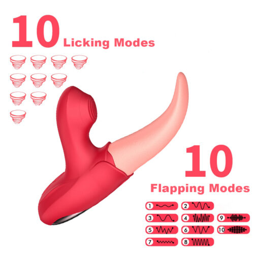 Tongue Licking Vibrator, Clit Licking Vibrator, Dildo G Spot Massager, Clit Stimulator, Vaginal Massager