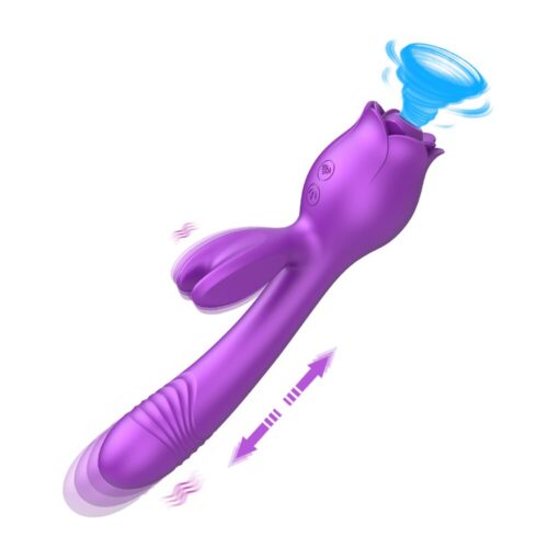 Thrusting Vibrator, Rose Sucking Vibrator, Sucking Clitoris, G Spot Vibrator, Dildo G Spot Massager, Clit Stimulator