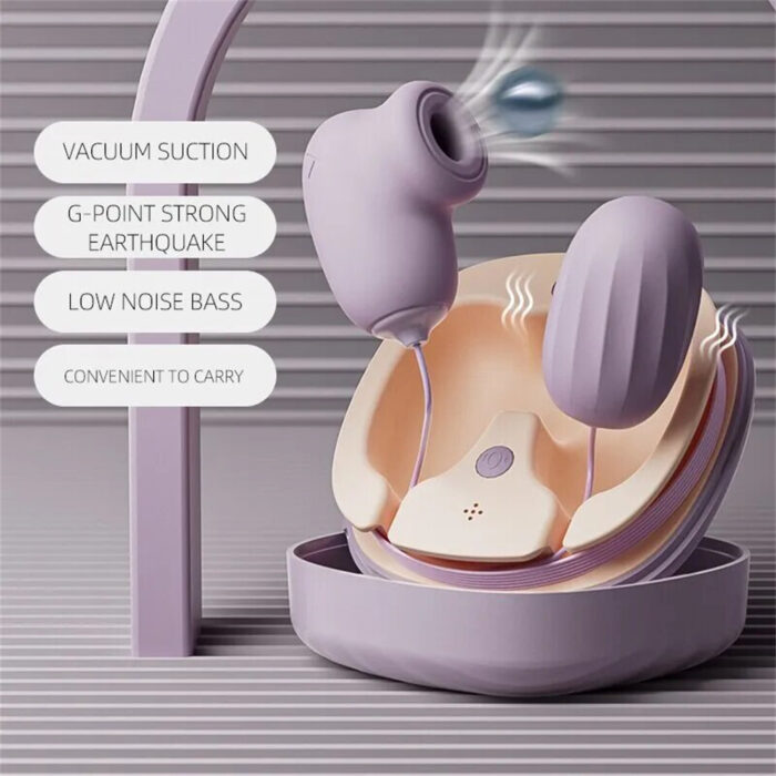 Sucking Vibrator, Clitoris Sucking, with Vibrating Egg, Oral Sucking, Clit Sucker, G-spot Massager, Clitoral Stimulator,