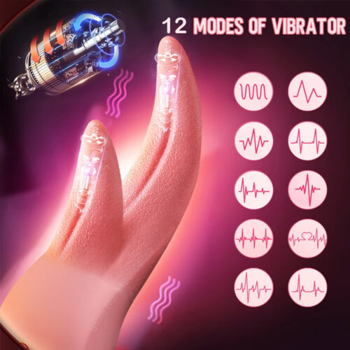 licking vibrator, tongue licking vibrator, clit stimulator, g-spot massager