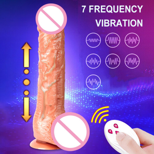 Thrusting Dildo Vibrator, Thrusting Vibrator, Dildo Vibrator, Dildo Sex Toy, Dildo Realistic, G-Spot Massager