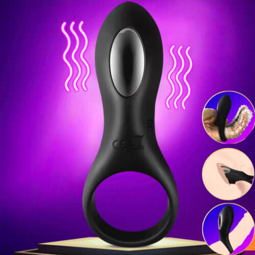 Cock Ring Vibrator, Penis Cock Ring, Penis Massager, Clit Stimulator, Couples Vibrator