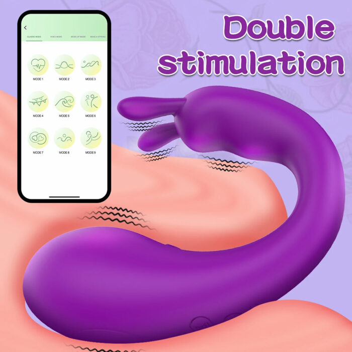 U-Shape Vibrator, Wearable Vibrator, Panties Vibrator, Clit G-spot Vibrator, Clitoris Stimulator