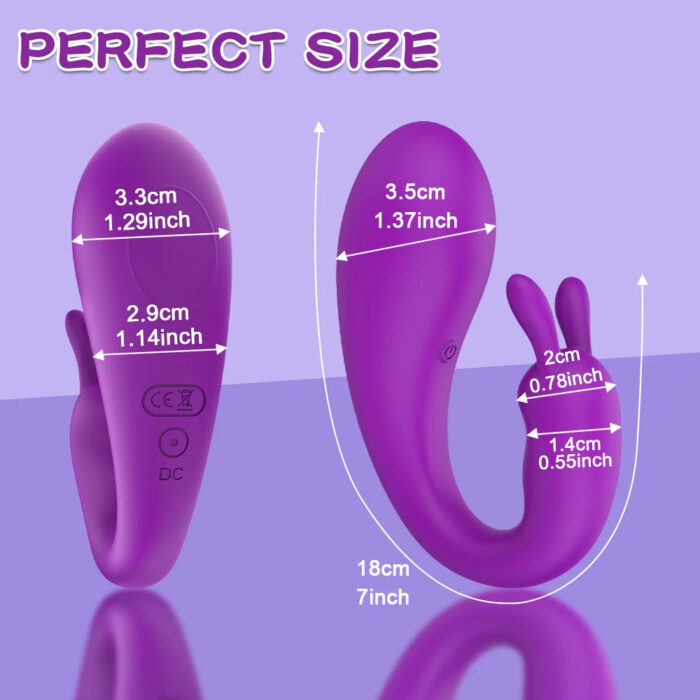 APP Remote Control U Shape Clit G spot Vibrator Wearable Dildo Massager Sex Toy 16