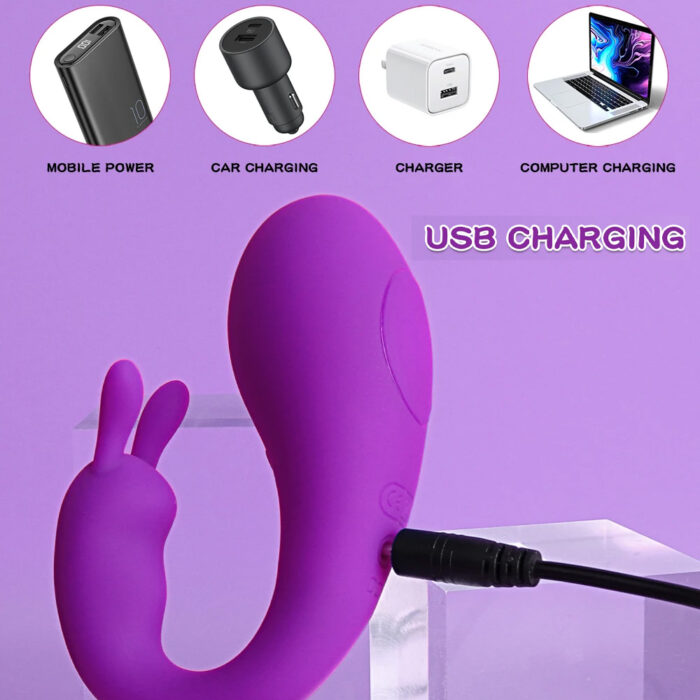 APP Remote Control U Shape Clit G spot Vibrator Wearable Dildo Massager Sex Toy 17