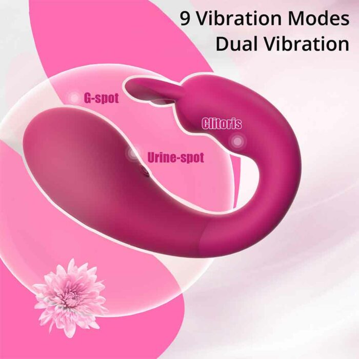 U-Shape Vibrator, Wearable Vibrator, Panties Vibrator, Clit G-spot Vibrator, Clitoris Stimulator