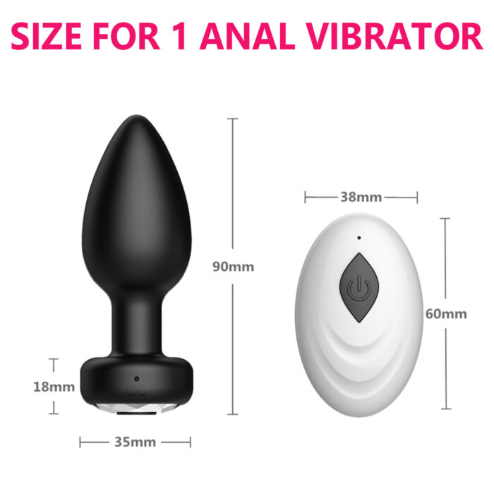 Anal Butt Plug Vibrator, Anal Beads, Butt Plug, Prostate Massager, Butt Plug Set, Anal Trainer Kits