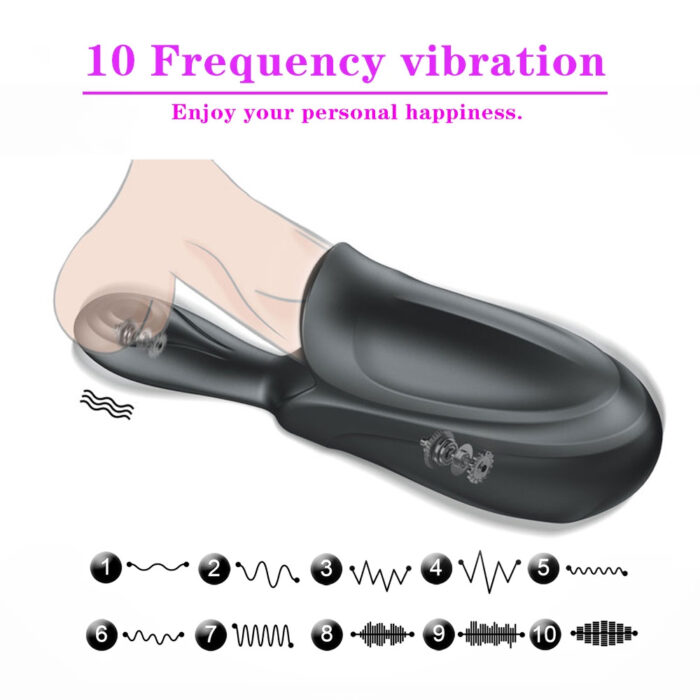 Male Masturbator Stroker Cup Penis Training Testicle Massager Sex Toy for Men 11 2