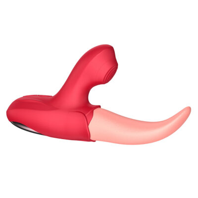 Tongue Licking Vibrator Clitoral G Spot Clit Stimulator Nipple Vaginal Sex Toy