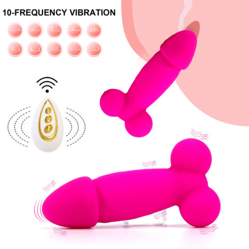 Remote Control Wand Mini Vibrator Clit Stimulator G Spot Bullet Dildo USB Sex Toy For Women