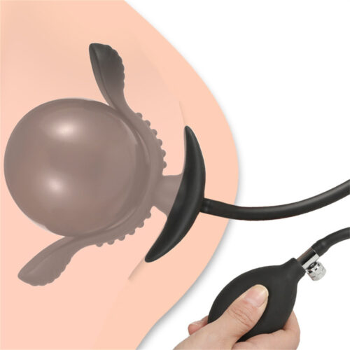 Inflatable Anal Butt Plug Petal Dildo Balloon Expander Prostate Massager