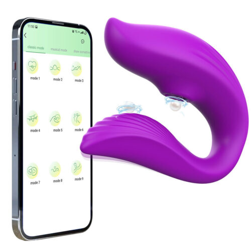 Wearable Vibrator APP Control Panties Sucking Clit G-Spot Stimulator Female Sex Toy